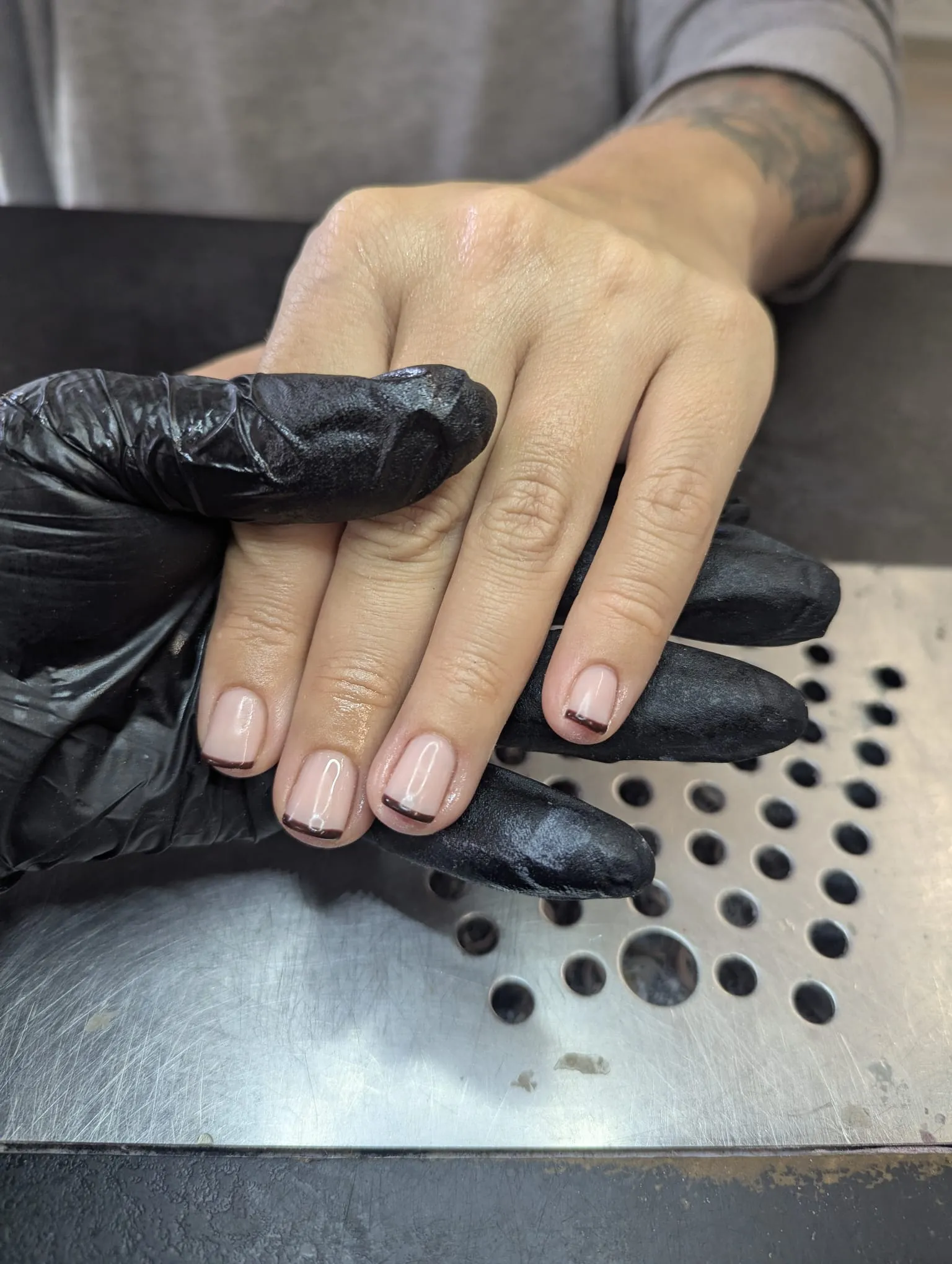 BIAB overlay rebalance details at Leslie Quigley Beauty, Dublin 6W